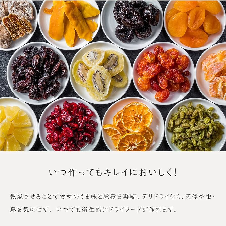 Amazon.co.jp: 食品乾燥機 デリドライ DELIDRY 黒 ブラック 100V